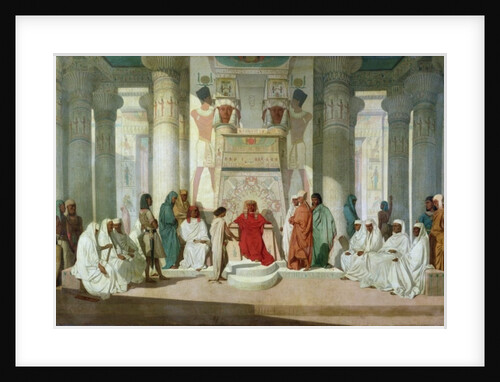 Joseph Explaining Pharaoh's Dreams, 19th century by Jean Adrien Guignet