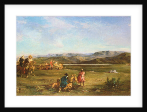 Gazelle Hunt in Chott el-Hodna, 1856 by Eugene Fromentin