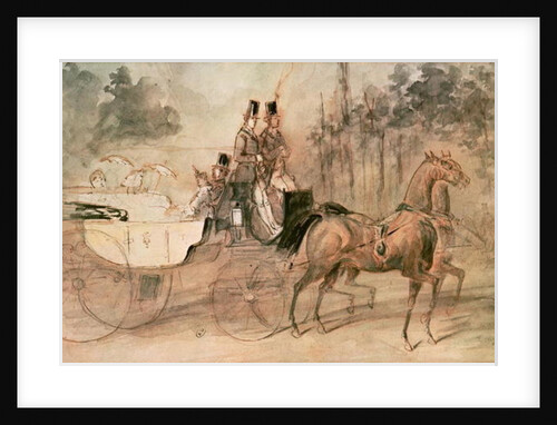 Promenade au Bois by Constantin Guys