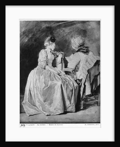 Reading by Jean-Honore Fragonard