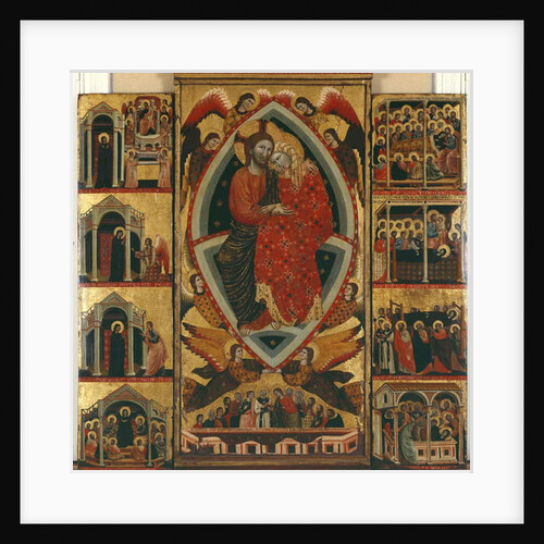 Tryptic of the Virgin by Maestro di Cesi