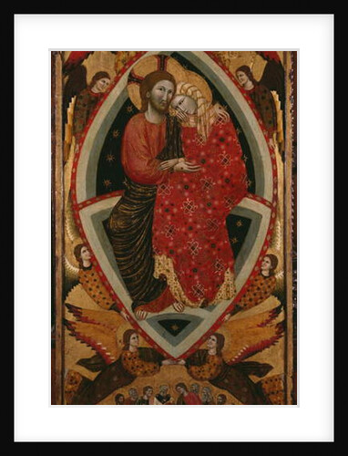 Tryptic of the Virgin, central panel by Maestro di Cesi