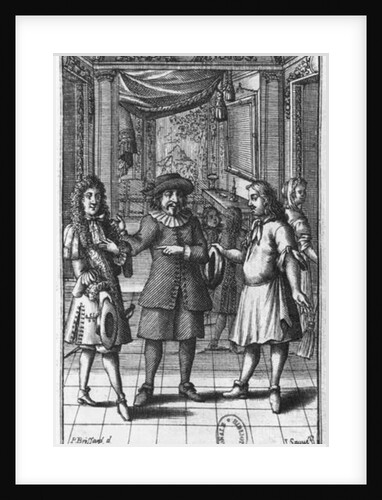 Moliere as Harpagon by Pierre Brissart