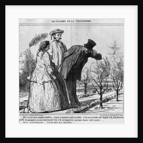 Les Plaisirs de la Villegiature by Honore Daumier