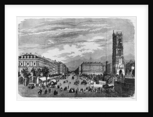 Paris, Boulevard de Sebastopol by Emile Theodore Therond