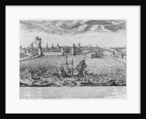 View of La Rochelle by Pierre Jean Mariette