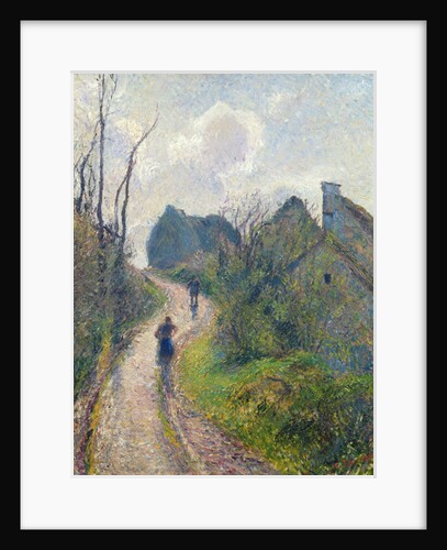 Road climbing to Osny, 1883 by Camille Pissarro