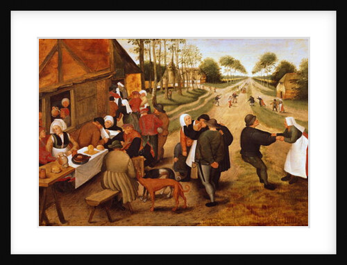 A Flemish Kermesse by Pieter the Younger Brueghel