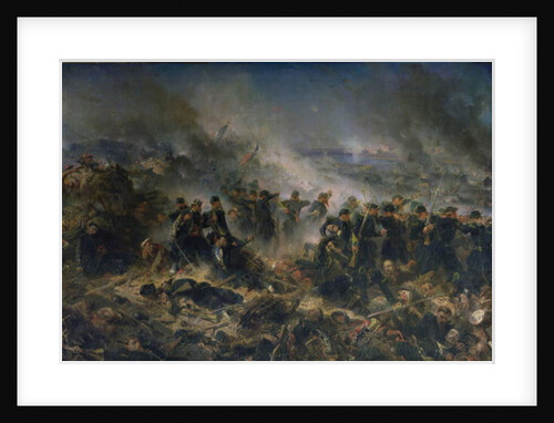 The Gervais Battery at the Siege of Sebastopol, 18th June 1855 by Alphonse Marie de Neuville