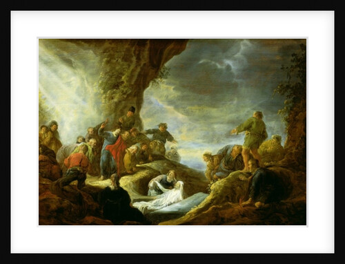 The Raising of Lazarus by Benjamin Gerritsz. Cuyp