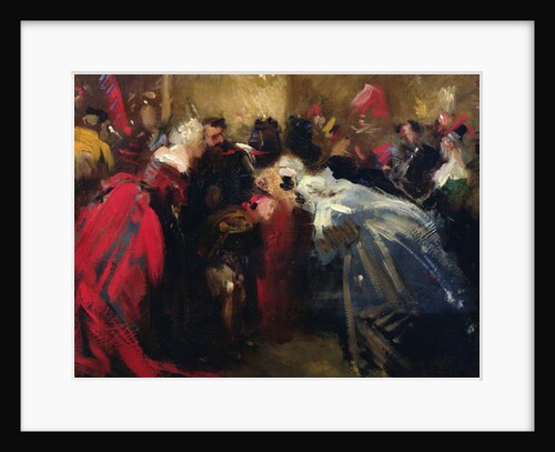 Masked ball at the Tuileries, 1867 by Jean-Baptiste Carpeaux