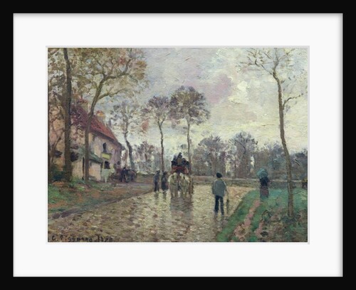 The Coach to Louveciennes, 1870 by Camille Pissarro