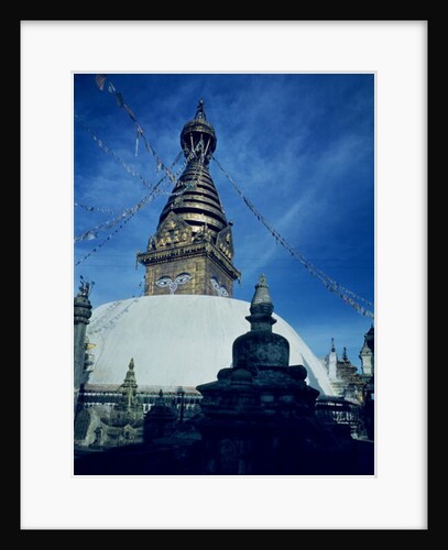 Swamyambunath Stupa by Nepalese School