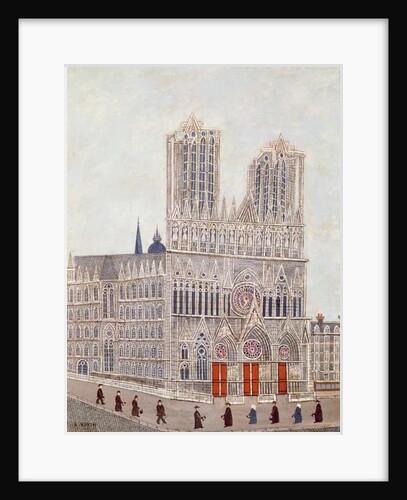 Rheims Cathedral, c.1923 by Louis Vivin