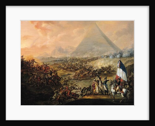 Battle of Pyramids, 21 July 1798 by Francois Louis Joseph Watteau