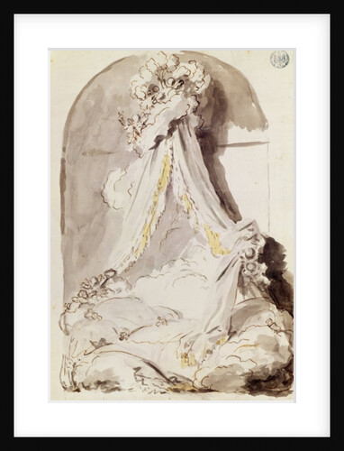 Lovers' Bed by Jean-Honore Fragonard