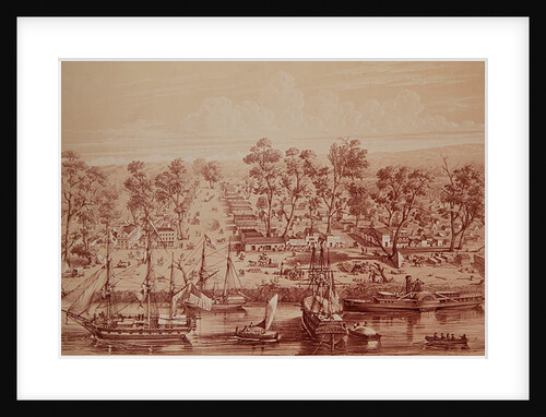 Town of Sacramento, 1820 by French School