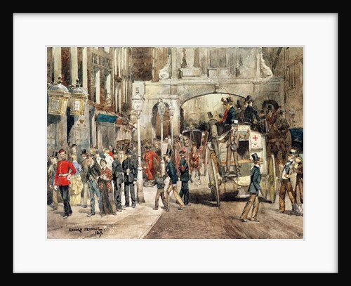 London Street, 1869 by Jean-Baptiste Edouard Detaille
