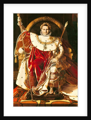 Napoleon I on the Imperial Throne, 1806 by Jean Auguste Dominique Ingres