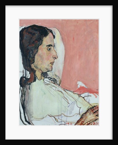 Madame Valentine Gode Darel, Ill, 1914 by Ferdinand Hodler