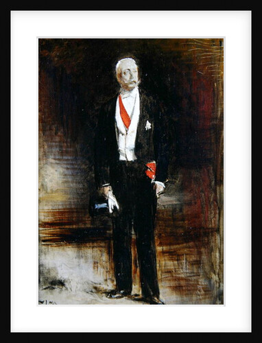 Study for the portrait of Felix Faure by Leon Joseph Florentin Bonnat