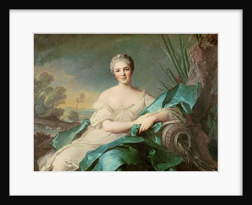 Victoire de France as the element of Water, 1750-1 by Jean-Marc Nattier