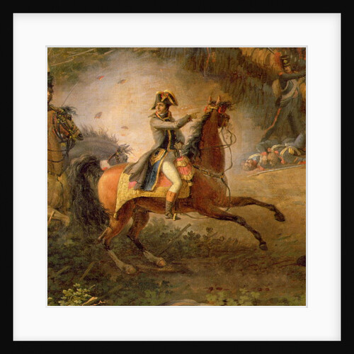 The Battle of Marengo, detail of Napoleon Bonaparte and his Major, 1801 by Louis Lejeune