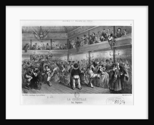 La Courtille, popular dance by French School