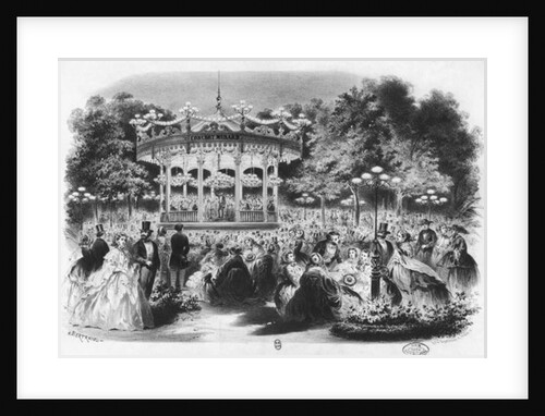 Musard concert at the Champs-Elysees, 1865 by French School