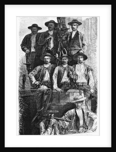 Coal Miners of Le Creusot during the Second Empire by Jules Ferat