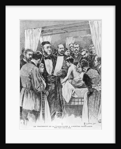 The treatment of tuberculosis at St. Louis hospital, Paris, 1890 by Edward Loevy