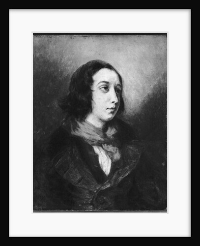 Portrait of George Sand, 1838 by Ferdinand Victor Eugene Delacroix