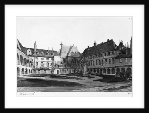View of the Maternite Port-Royal, the cloister, 1905 by Herminie Waterneau