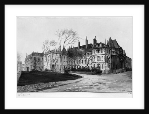 View of the Maternite Port-Royal, the gardens, 1905 by Herminie Waterneau