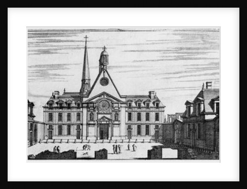 View of Hopital des Incurables by Jean Marot