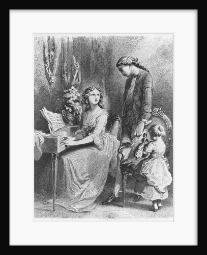 Illustration from 'The Sorrows of Werther' by Johann Wolfgang Goethe by Tony Johannot