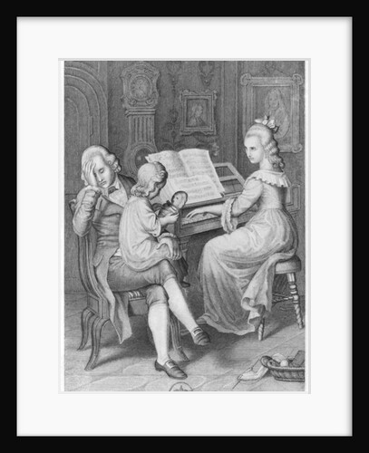 Illustration from 'The Sorrows of Werther' by Johann Wolfgang Goethe engraved by Xaver Steifensand by Hans Bendel