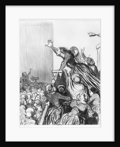 Series 'Les Divorceuses', plate 1 by Honore Daumier