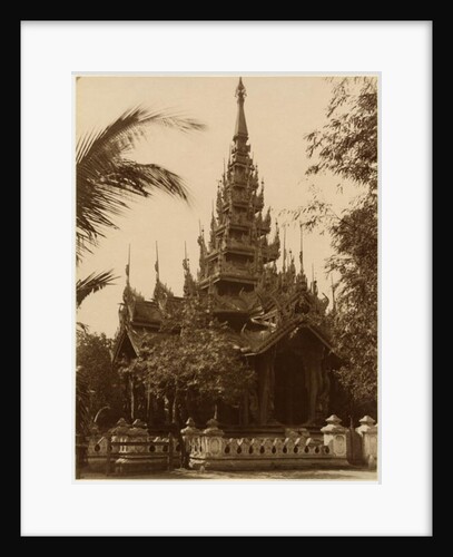 Temple in Mandalay, Burma, late 19th century by Anonymous