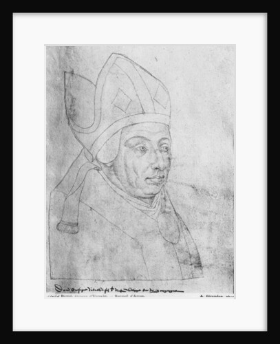 Ms 266 fol.97 David, bishop of Utrecht by Flemish School