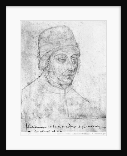 Ms 266 fol.96 John of Burgundy, bishop of Cambrai by Flemish School