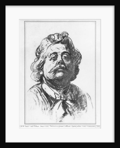 Portrait of the sculptor Albert Ernest Carrier-Belleuse, 1863 by Honore Daumier