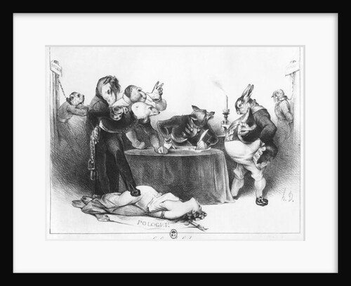 The London Conference, 1832 by Honore Daumier