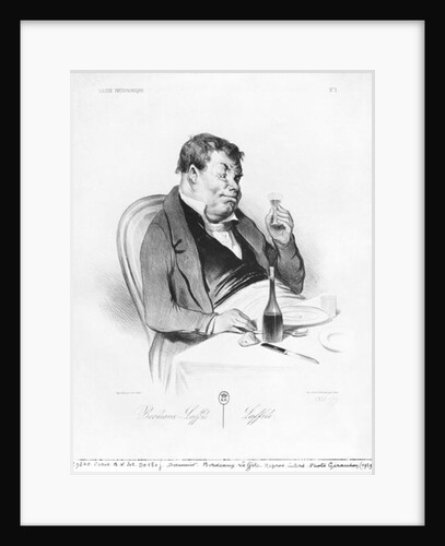 eries 'Galerie physionomique', Bordeaux Laffit by Honore Daumier