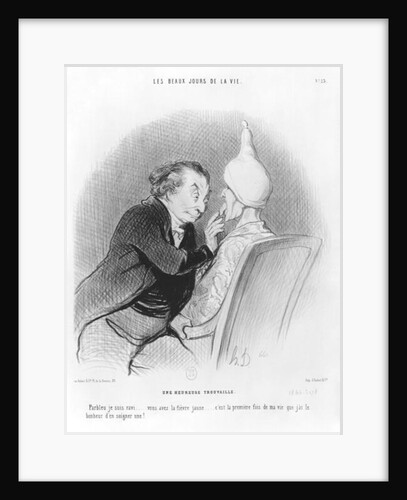 Series 'Les beaux jours de la vie', A happy find, plate 23 by Honore Daumier