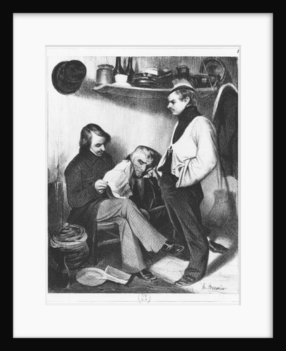 Memories of Sainte-Pelagie by Honore Daumier