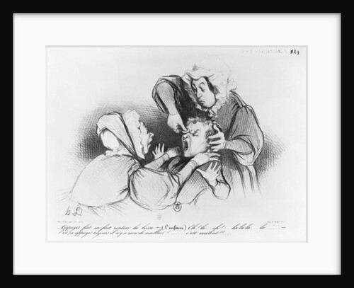 eries 'Croquis d'expressions', the bum by Honore Daumier