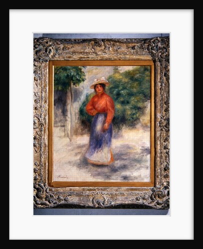 Gabrielle in the garden, c.1905 ? by Pierre Auguste Renoir