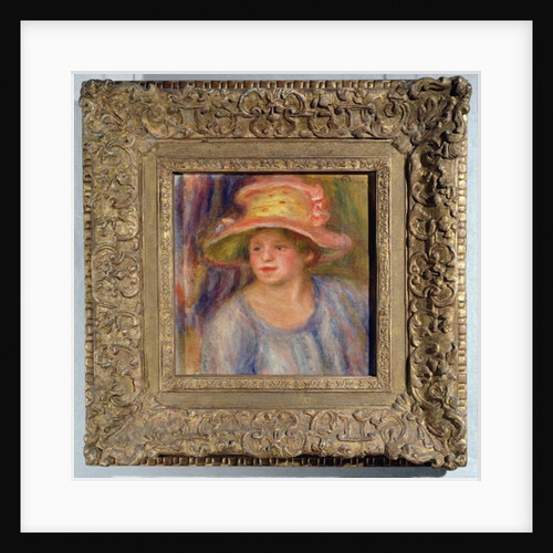 Woman with a hat, c.1915-19 ? by Pierre Auguste Renoir
