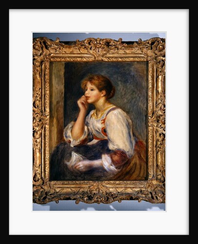 Woman with a letter, c.1890 by Pierre Auguste Renoir